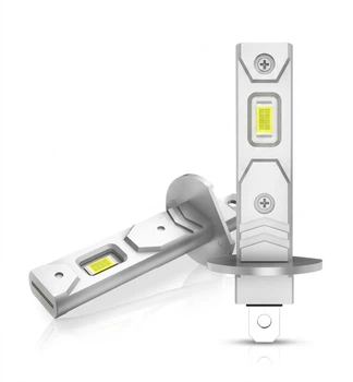 Мощные светодиодные автолампы H1 LED 80W 6000K с обманкой CANBUS для авто