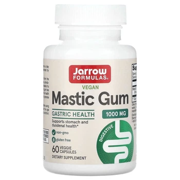 Смола мастикового дерева Mastic Gum Jarrow Formulas, 500 мг, 60 капсул