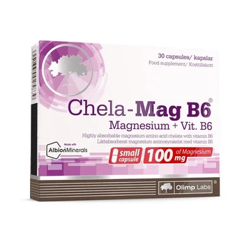 Хелат магния Витамин В6 Chela-Mag B6, Olimp, 30 капсул