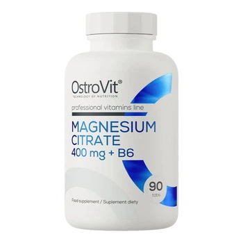 Цитрат магния 400 мг + B6 Magnesium Citrate 400 mg +B6 OstroVit 90 таблеток