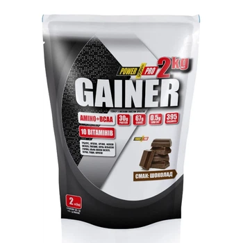 Гейнер Gainer, Power Pro, зі смаком шоколаду, 2000 г