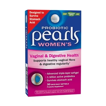 Пробиотик для женщин Probiotic Pearls Women's Nature's Way, 30 мягких капсул