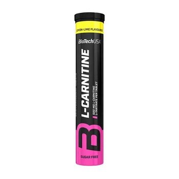 Жироспалювач карнітин Effervescent L-Carnitine 500 мг Biotech, лимон, 20 шипучих таблеток