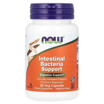 Поддержка бактерий кишечника Intestinal Bacteria Support Now Foods, 60 капсул