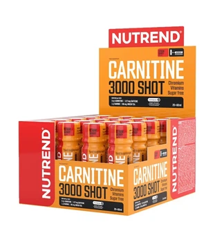 Жироспалювач карнітин Carnitine 3000 Nutrend Shot полуниця 20*60 мл