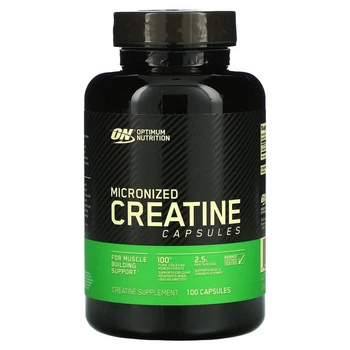 Моногидрат креатина, 2.5 г, Optimum Nutrition, 100 капсул