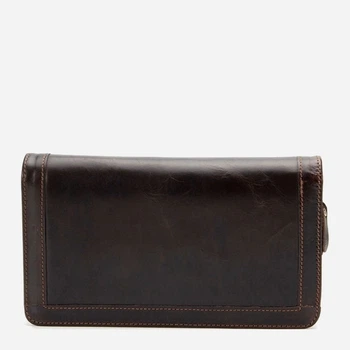 Кошелек мужской кожаный для карточек Vintage leather-14679 Коричневый