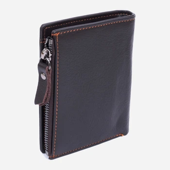 Кошелек мужской кожаный для карточек Vintage leather-14687 Коричневое