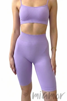 Треки-велосипедки бесшовные InSecret Tracks Basic Purple Rose L/XL Бузковий