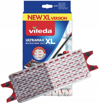 Сменные насадки для швабры Vileda Ultramax XL 42х14 см для пола микрофибра FK-2982