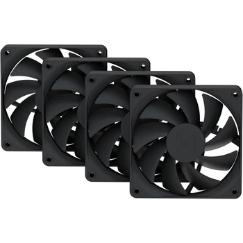 Zestaw wentylatorów HYTE FA12 4-pack 120 mm Black (FAN-HYTE-FA12-BB-4)