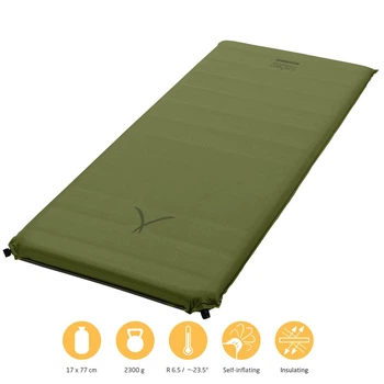 Самонадувной коврик 198x76x7.5 см четырехсезонный для кемпинга оливковый Grand Canyon PS-1334