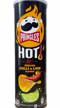Чіпси картопляні Pringles Hot Mexican Chilli & Lime 160 г (5053990176168)