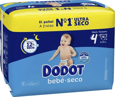 Pieluchy Dodot Etapas Rozmiar 4 9-14 kg 78 szt (8006540618608)