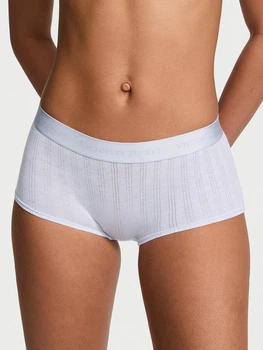 Трусики шорты женские Victoria's Secret 27267877 M Голубые (279895598433)