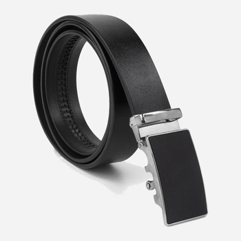 Ремень мужской из натуральной кожи Vintage leather-20328 115 см Черный