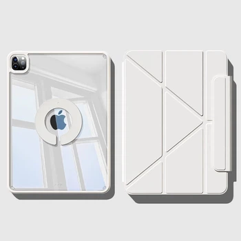 Чехол для планшета Apple iPad 11" 2025/10.9" 2022 ZHITING White, с Y-образной подставкой