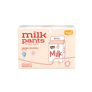 Подгузники-трусики Yiying Milk 4XL (17-19 кг), 60 шт