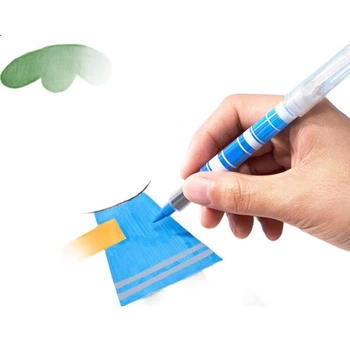 Акриловые маркеры Snowhite POMAC Giant Power Liquid с мягким наконечником, непрозрачные, многоразовые, для рисования и творчества, набор DM102 - 36 цветов в коробке, акварельные маркеры для художественного образования.