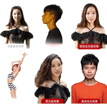 JINBEI Пятидюймовый отражатель для фотостудии, складной, для заполняющего света, портативный, для уличной фотосъемки, софтбокс, золотистый, серебристый, черный, белый, оборудование, 80-дюймовый пятидюймовый отражатель