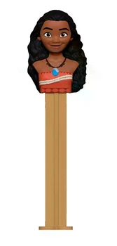 Диспенсер з цукерками PEZ Disney Princess Collection Моана 17 г