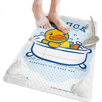 Dajiang, нековзний килимок для ванної кімнати з принтом Little Yellow Duck, дитячий душ, килимок для ванної кімнати, що запобігає падінню, 50x80 см