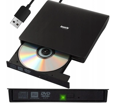 Внешний DVD-привод USB 3.0 для ноутбука чтение запись CD DVD черный IZOXIS FK-0855