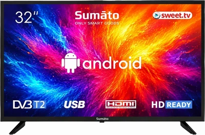 LED телевизор 32" Smart TV Sumato 32HTS03