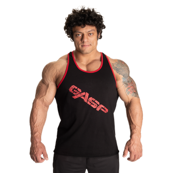 Майка спортивная GASP Vintage T-back Black/Red XXL