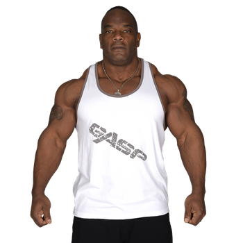 Майка спортивная GASP Vintage T-back White XL
