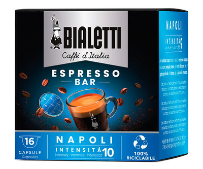 Кофе в капсулах Bialetti Espresso Bar Napoli, 16 капсул Bialetti
