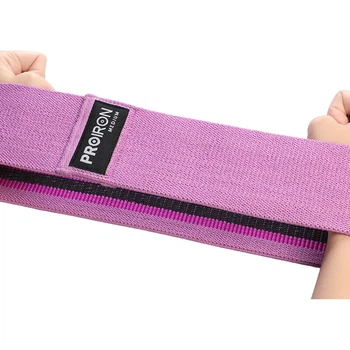 Эластичная лента PROIRON Puliai для силовых тренировок, для ног и ягодиц, фиолетовая, 35-45 фунтов