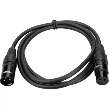 Кабель Yeren YR-YP30 XLR микрофонный штекер-гнездо 10 м серебристый