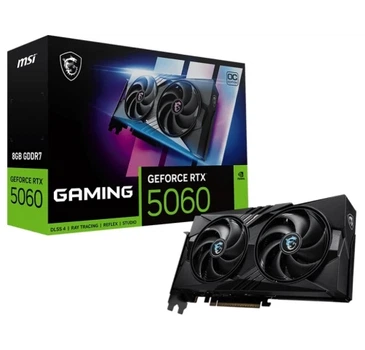 Видеокарта GeForce RTX 5060, MSI, GAMING OC, 8Gb GDDR7 (G5060-8GC)