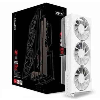 Видеокарта Radeon RX 9060 XT, XFX, Swift Triple OC Gaming (White Edition), 16Gb GDDR6 (RX-96TS316W7)