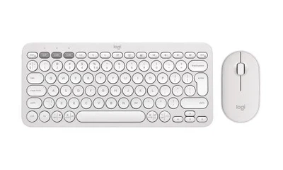 Комплект беспроводной Logitech Pebble 2 Combo, White (920-012240)