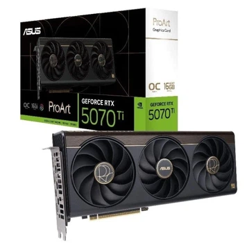 Видеокарта GeForce RTX 5070 Ti, ASUS, ProArt OC, 16Gb GDDR7 (PROART-RTX5070TI-O16G)