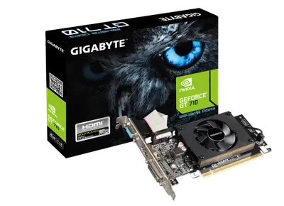 Відеокарта GeForce GT710, Gigabyte, 2Gb GDDR3, 64-bit (GV-N710D3-2GL)