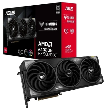 Відеокарта Radeon RX 9070 XT, Asus, TUF GAMING OC, 16Gb GDDR6 (TUF-RX9070XT-O16G-GAMING)