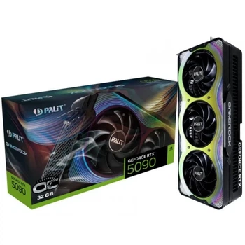 Відеокарта GeForce RTX 5090, Palit, GameRock OC, 32Gb GDDR7 (NE75090S19R5-GB2020G)