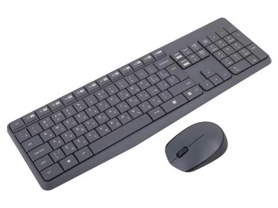 Комплект (клавиатура + мышь) беспроводной Logitech MK235, Black (920-007948)