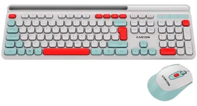 Комплект беспроводной Canyon HSET-W5, White (CNS-HSETW5WT)