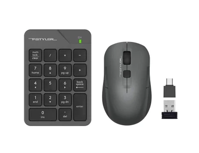 Комплект беспроводной A4Tech Air 2 "Fstyler", Grey