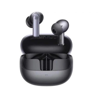 Беспроводные наушники UGREEN WS222 EchoBuds Plus Hi-Res Audio с Bluetooth активным шумоподавлением, адаптивным ANC 55dB и технологией LDAC 6-Mic, 50 часов Black (95164)