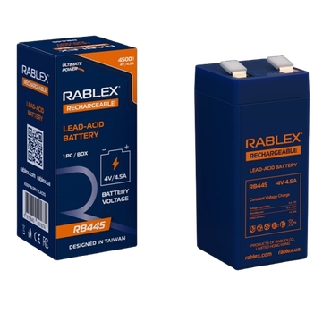 Акумулятор Rablex RB445 4V/4.5Ah (1/40)