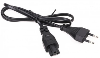 Кабель живлення Cablexpert Maxxter CL-14-3, 0,9 м, IEC C5, чорний