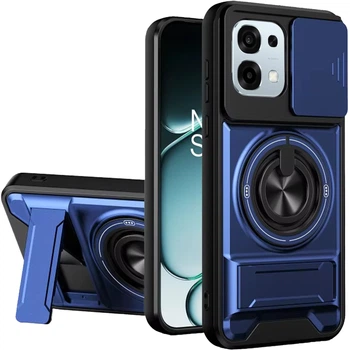 Ударопрочный чехол Camshield StandRing case для Oppo A6 Pro 4G/5G (Blue) Epik (255896)