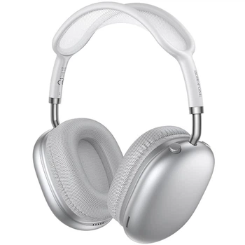 Беспроводные накладные наушники Borofone BO36 Tone, Bluetooth 6.0, до 30 часов работы, мощные басы, аккумулятор 300 mAh Silver