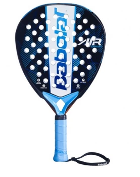 Ракетка для падел тенісу Babolat синяя для взрослых унисекс легкая для игры и тренировок