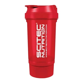 Шейкер 2-х комп. Shaker Travel, Scitec Nutrition, 500 мл, Красный